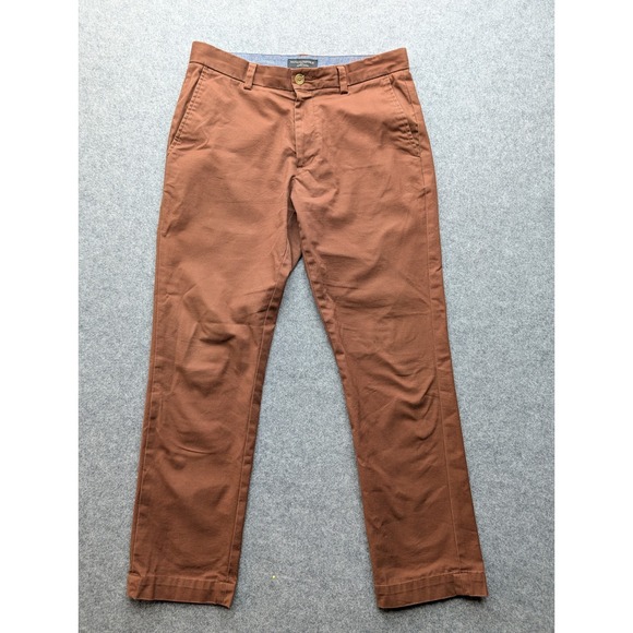 Banana Republic Other - Banana Republic Aiden Chino Men's Casual Pants 31-30 Brown Slim Straight